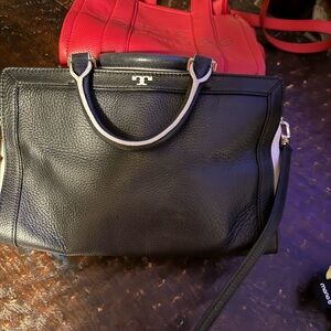 Tory Burch, white and black good condition only.